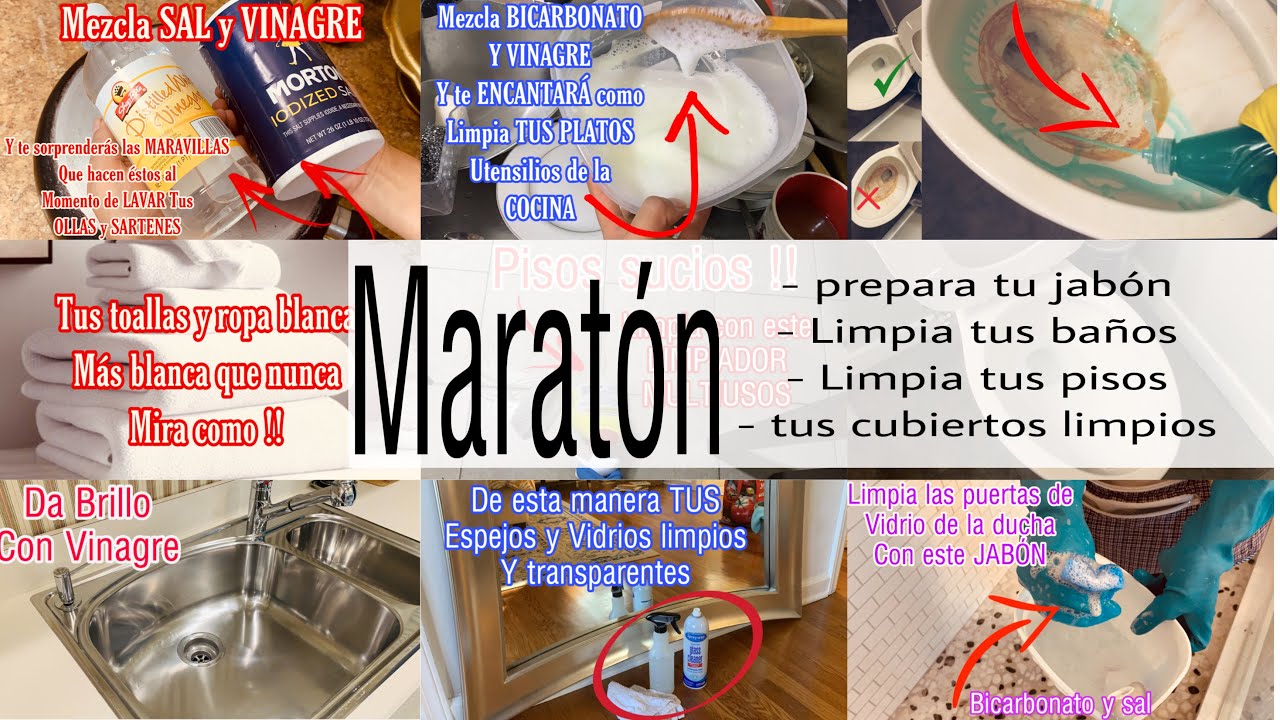 ✅ MARATON DE LIMPIEZA 2021| PREPARA TU JABON POTENTE, LIMPIA TUS PISOS Y BAÑOS, TU CASA IMPECABLE