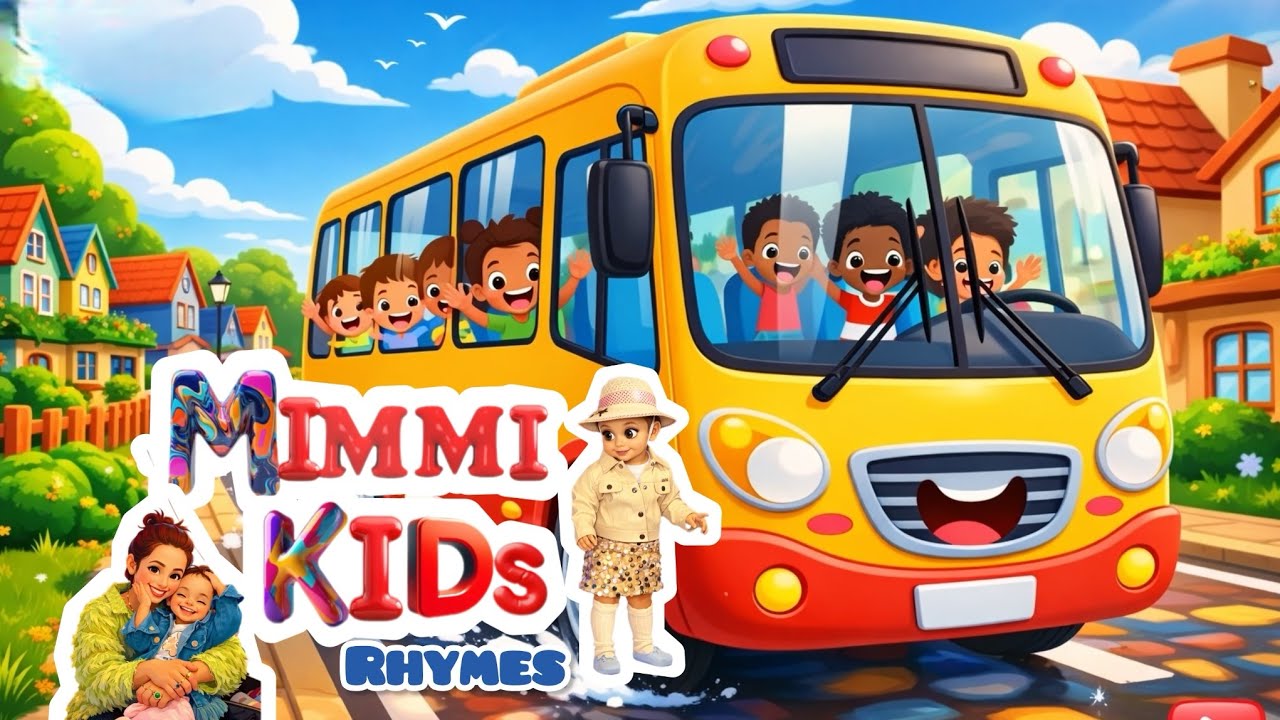 Wheels on the Bus l @MimmiKidsrhymes l Nursery Rhymes l Kids Songs