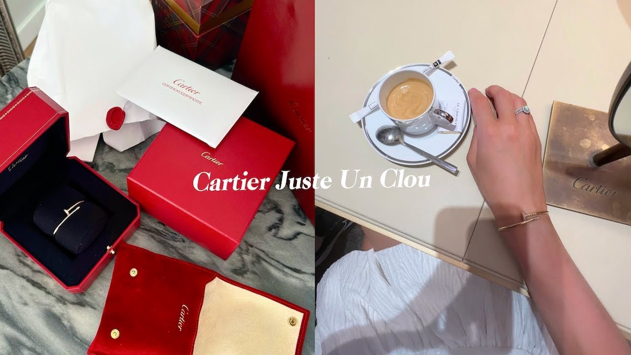 ОБЗОР БРАСЛЕТА CARTIER JUSTE UN CLOU С АЛМАЗАМИ