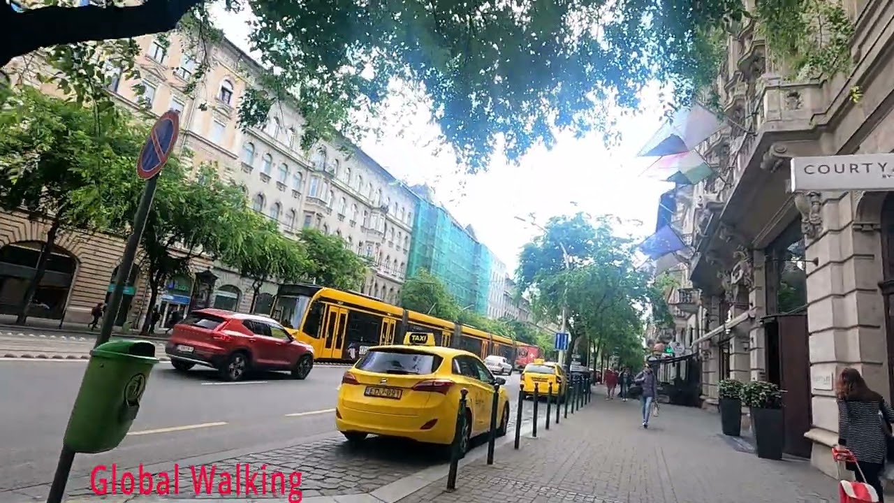 Walking in the Streets of Budapest, Hungary – 4K City Walk in Pest