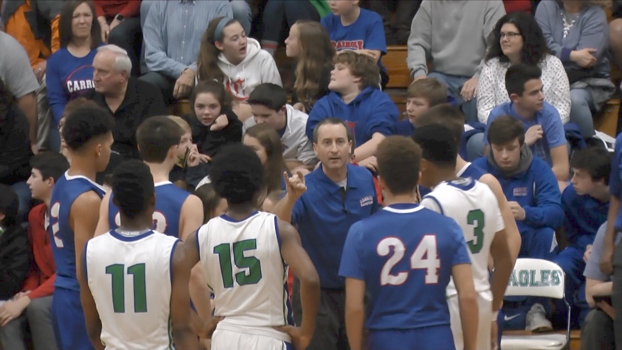 Carroll at CJ 2 10 17 Men's Varsity Basketball