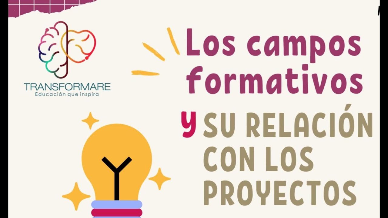 Los campos formativos y su relación con los proyectos.