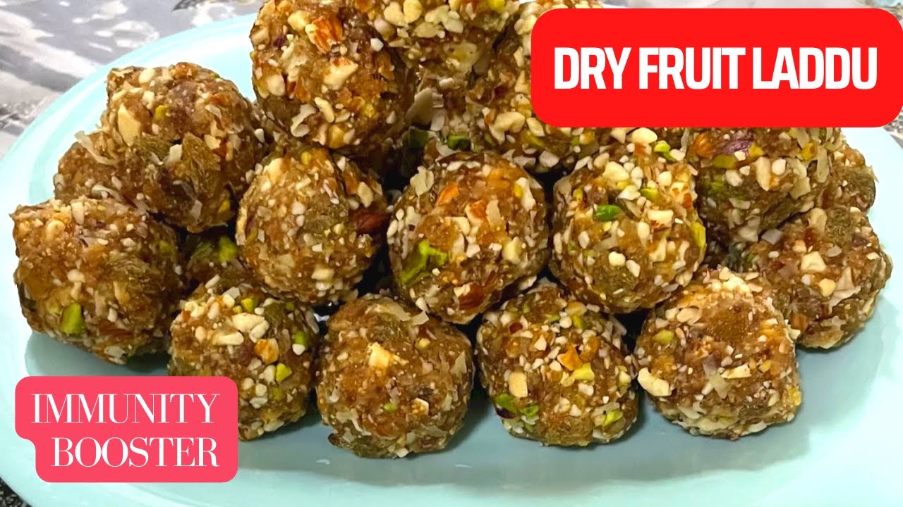 Immunity Booster laddu | Remedy For Back Pain, Migraine, Dry Fruit Laddu