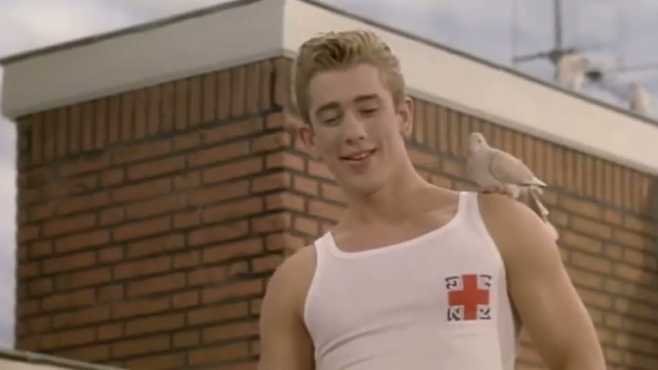 Even if you don't understand Dutch, you'll love this song with a stud in well-filled white briefs.
