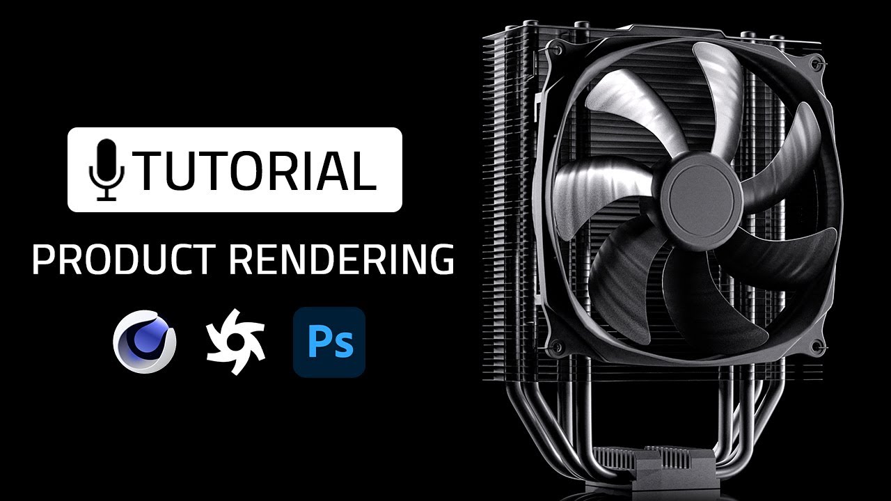 3D Product Rendering Tutorial | Lighting/Shading/Rendering | CPU Cooler | Cinema4D & Octane Render