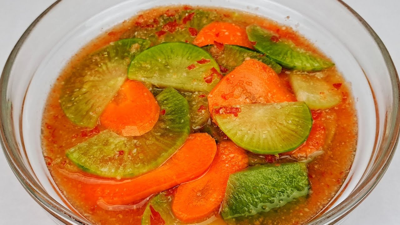 МАРИНОВАННАЯ РЕДЬКА С МОРКОВЬЮ - Просто и Вкусно! Редька по-корейски.