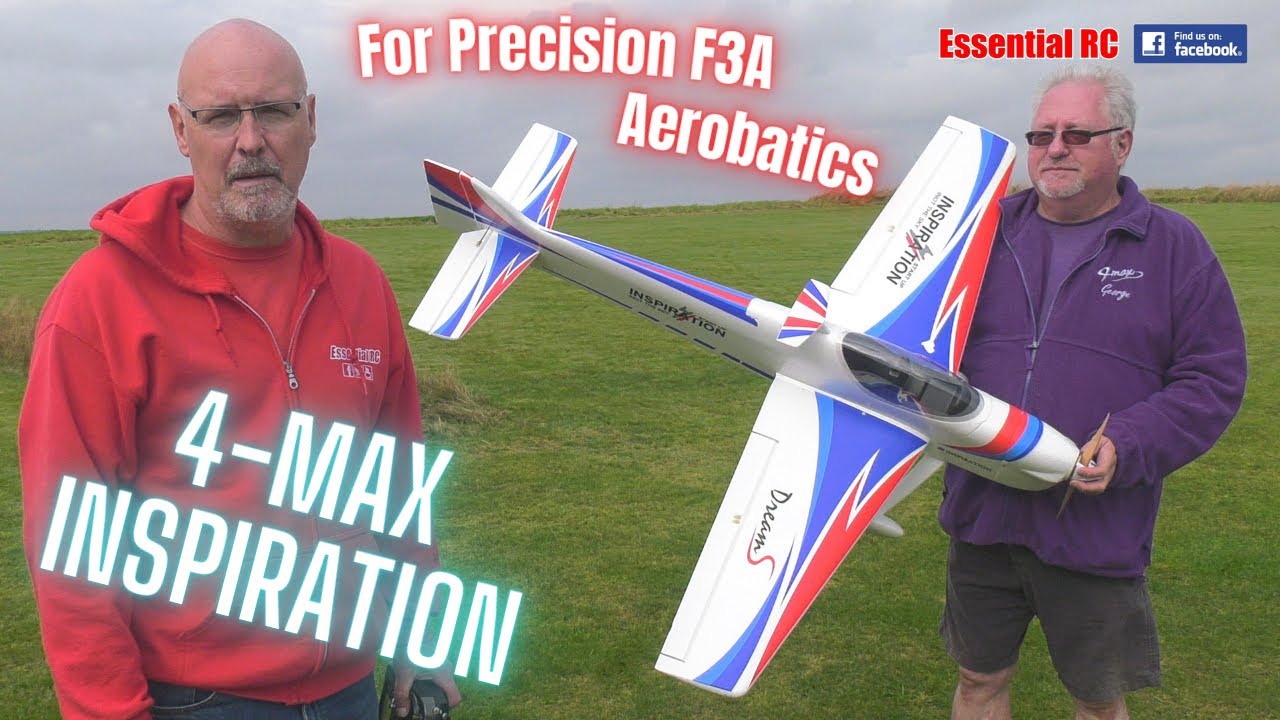 4-MAX INSPIRATION F3A 50e | Precision Aerobatic RC Aeroplane | Essential RC FLIGHT TEST