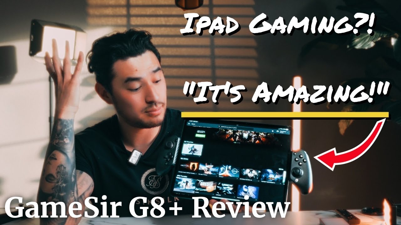 iPad Pro with the Gamesir G8+ Controller! “It’s amazing!”. Handheld gaming will never be the same!