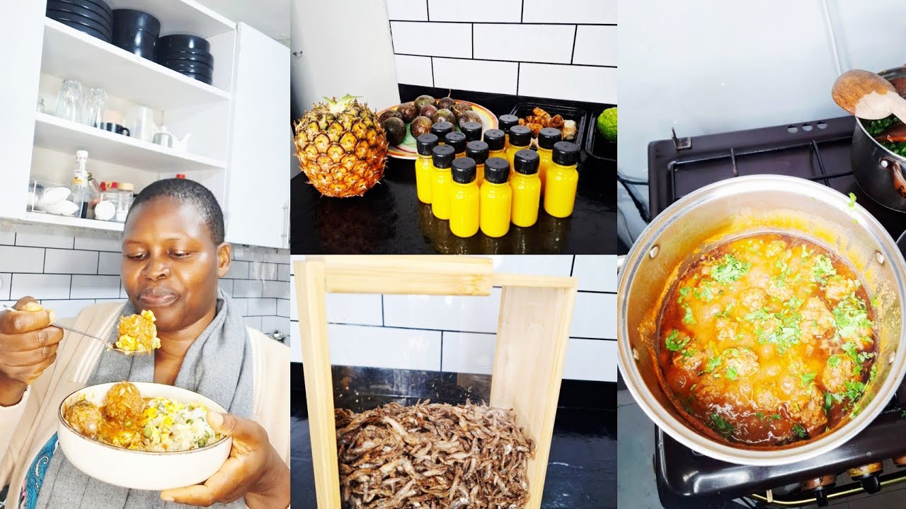 Spend the day with me//how to make juicy meatballs//making glow shots//ways to store omena 