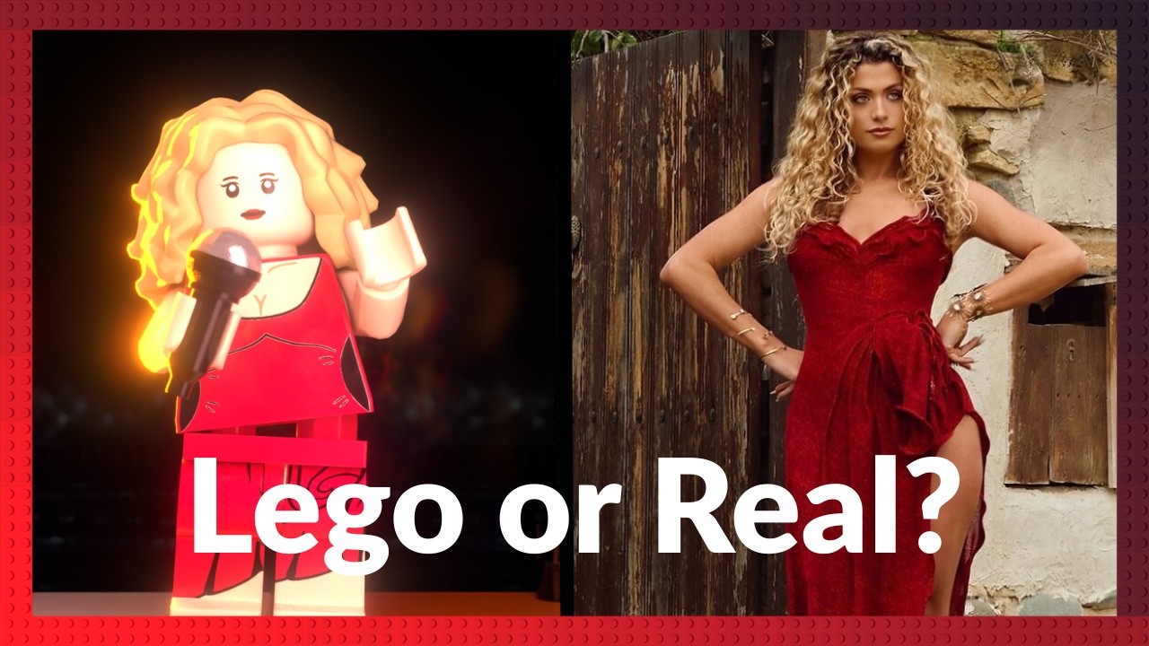 Eurovision 2026 - LEGO vs Real Performances Side-by-Side
