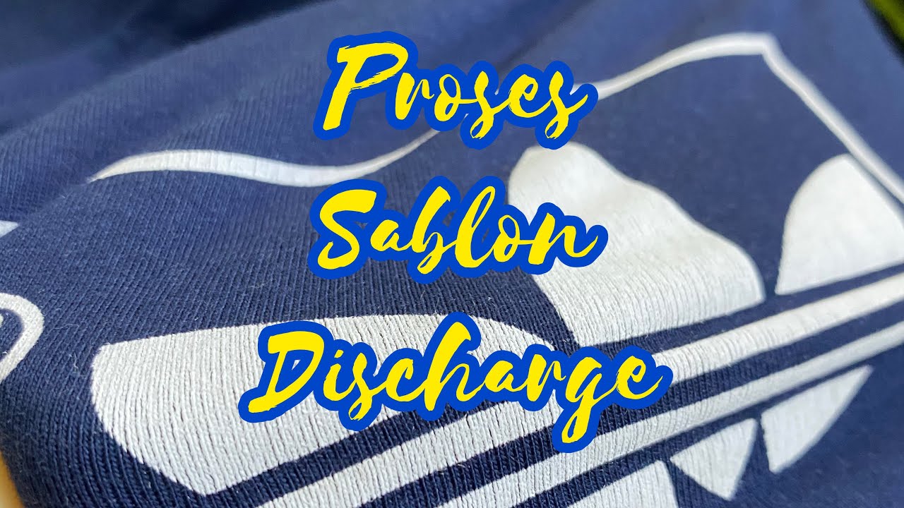 Proses Sablon Discharge 1 Warna -  Sablon Discharge Untuk Pemula