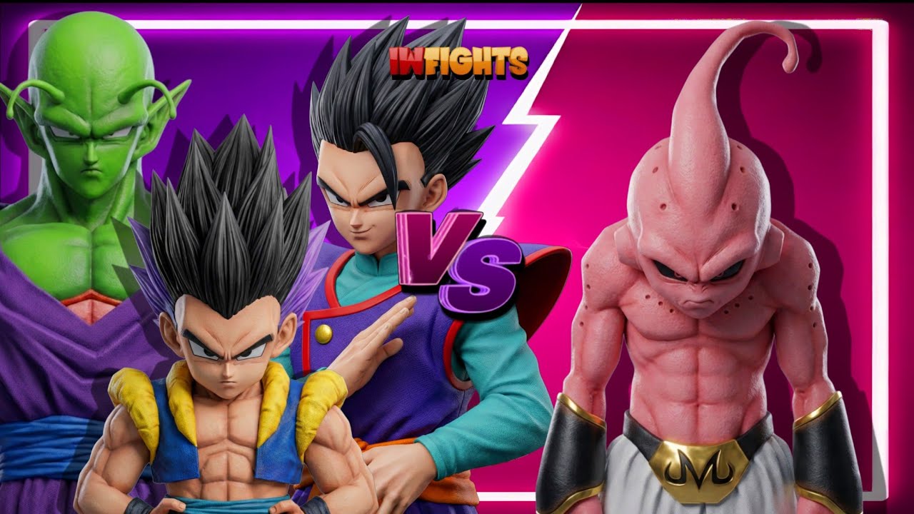 [Request] Gohan, Gotenks & Picollo Vs. Kid Buu (CPU BATTLE) DBZ - BUDOKAI 4 