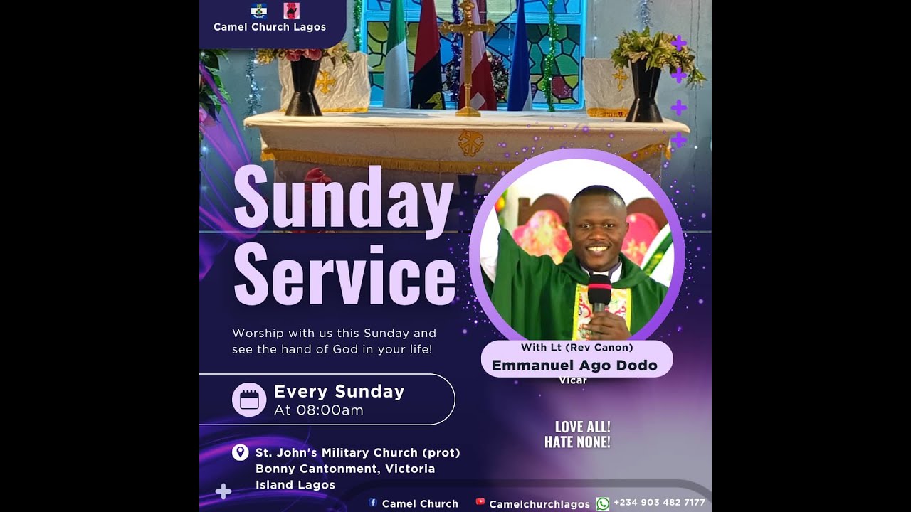 ORDER OF MATTIN SERVICE FOR SEXAGESIMA SUNDAY - 08 FEB 2026 @0800HRS