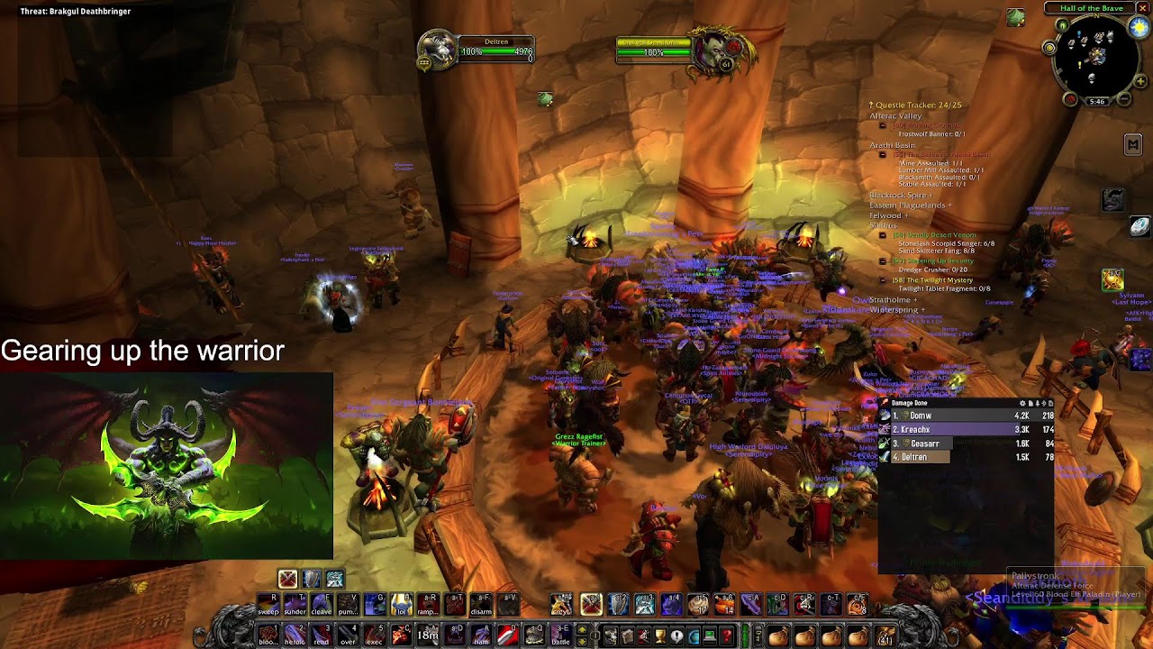 WoW TBC Prepatch, Warrior PVP, Honor Grind - Burning Crusade Anniversary