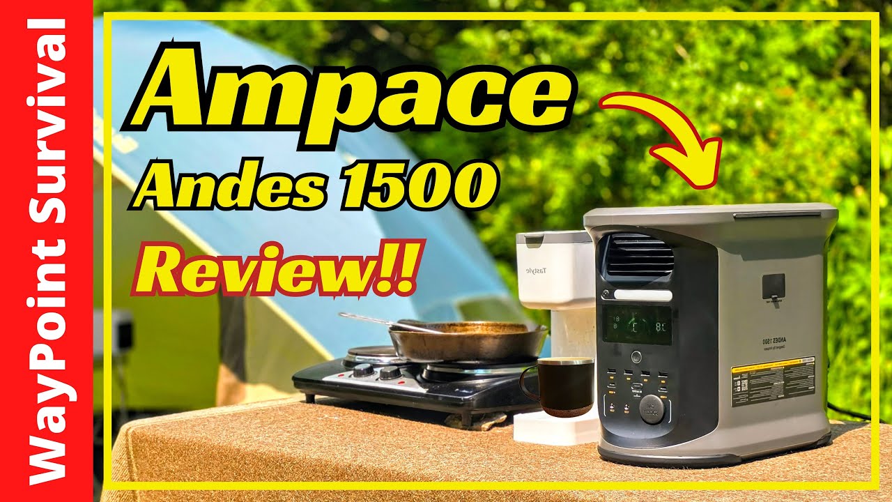 Ampace Andes 1500 Review | Can This Power Station Run All My Camping Gear?