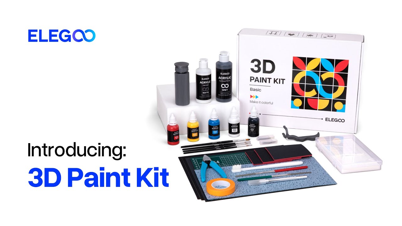 How to Use the ELEGOO 3D Paint Kit: Basic Version Guide