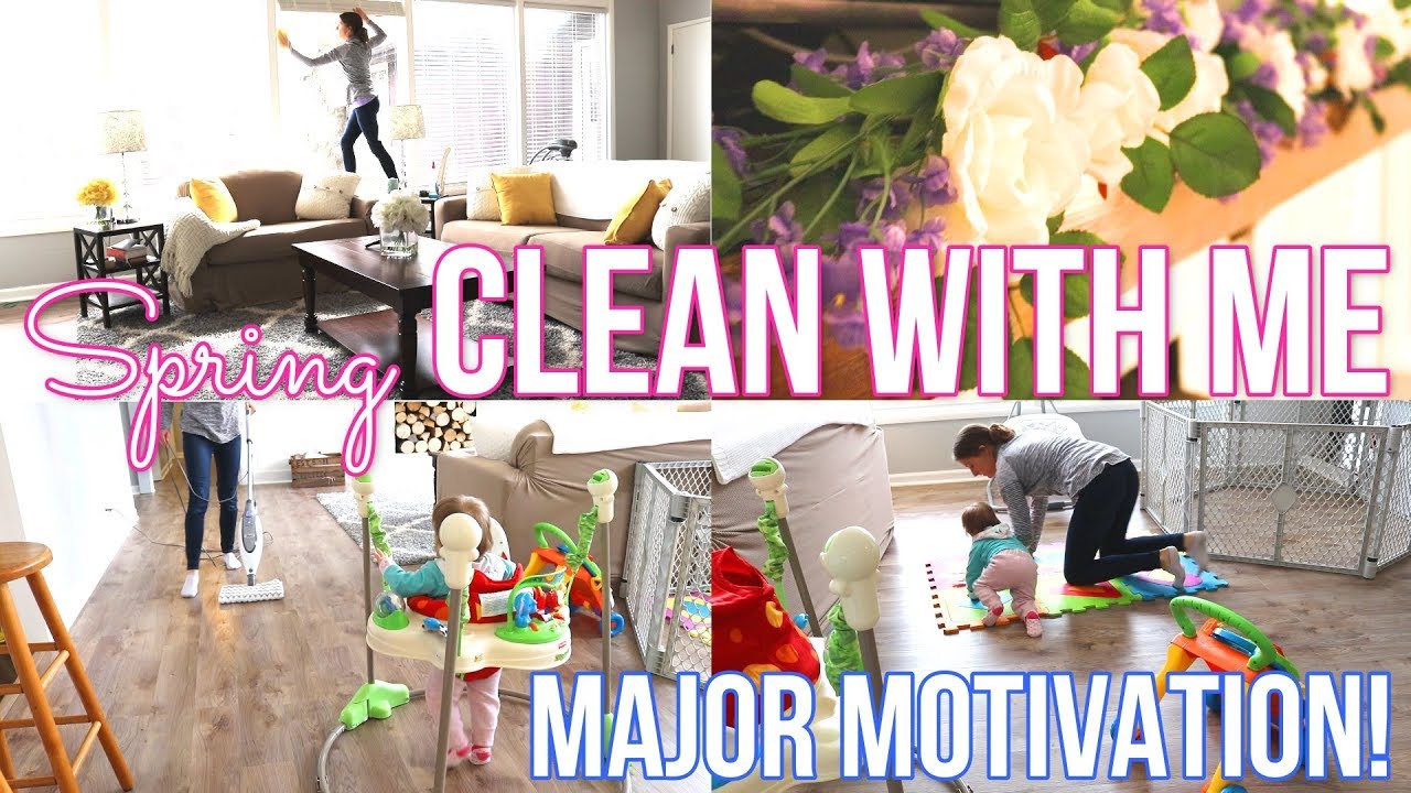 SPRING CLEAN WITH ME 2019 |  MAJOR MOTIVATION  |  SPRING DECOR IDEAS