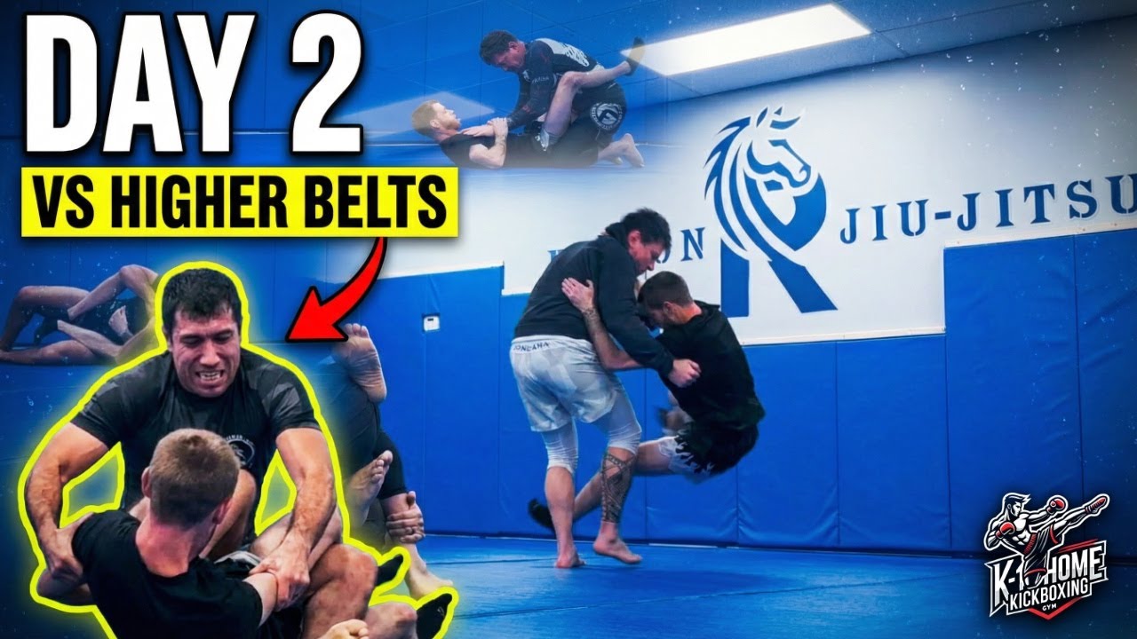 Day 2 of Jiu-Jitsu at Rubicon | Rolling & Drilling with Blue & Purple Belts