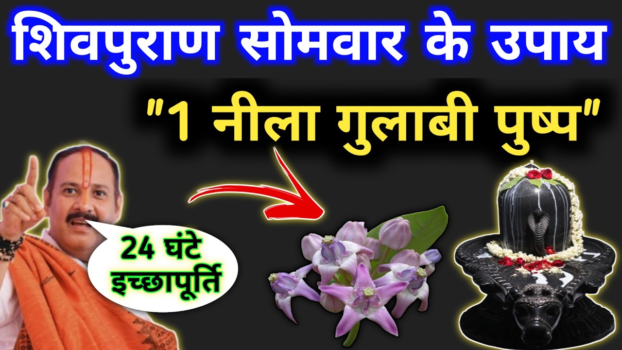 🔴 LIVE 9 मार्च चैत्र सोमवार के उपाय | 24 घंटे में इच्छा होगी पूरी | Pradeep mishra somwar ke upay