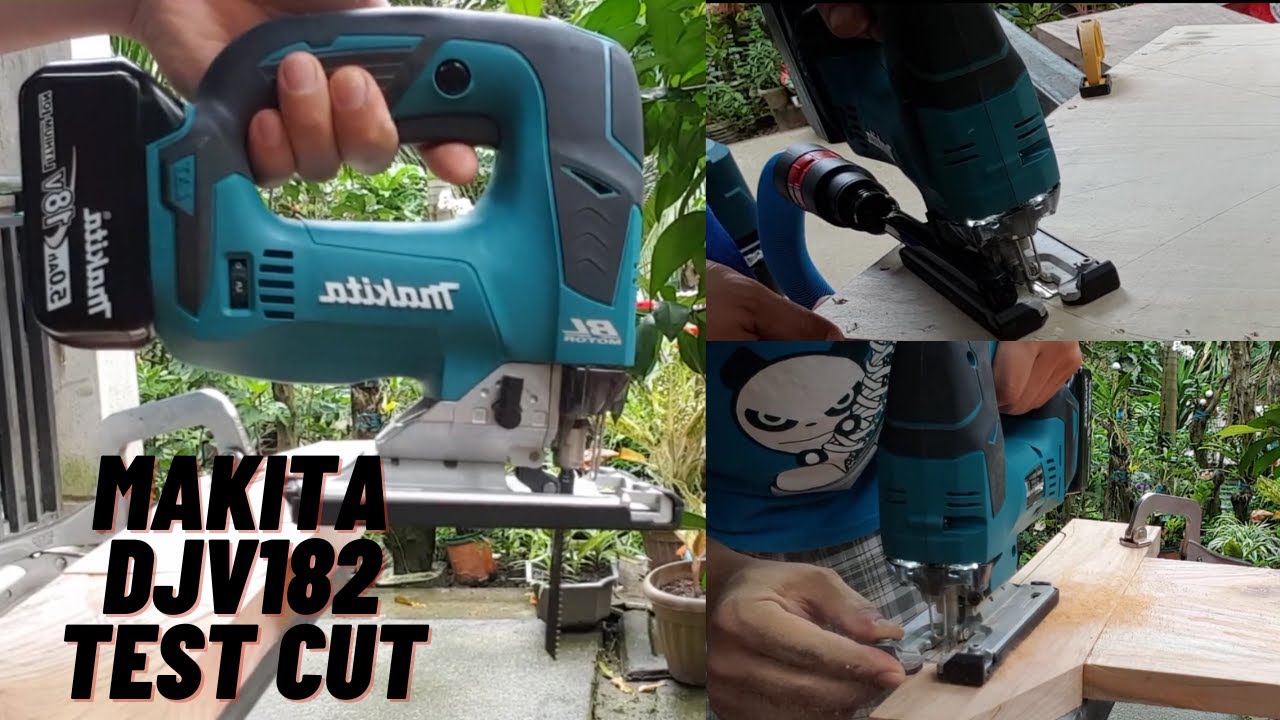 Makita DJV182z /18volts / Brushless motor / jig saw test
