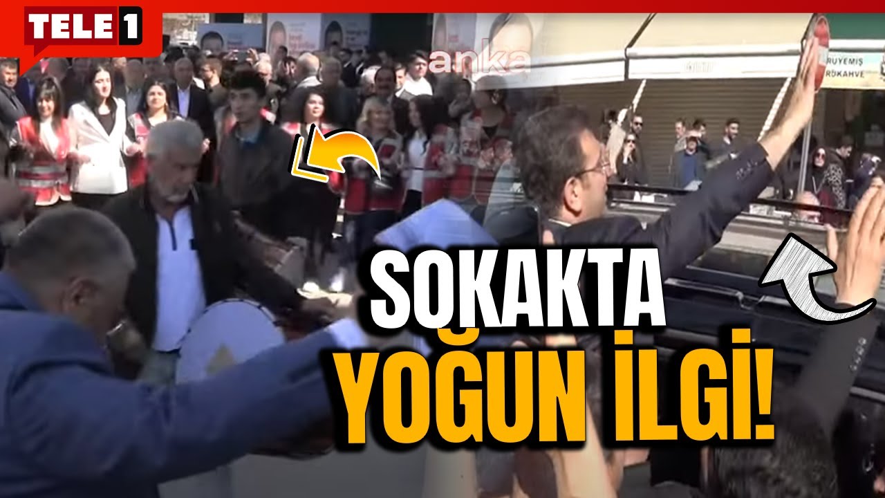 İmamoğlu'na Diyarbakır'da halaylı davullu zurnalı karşılama!