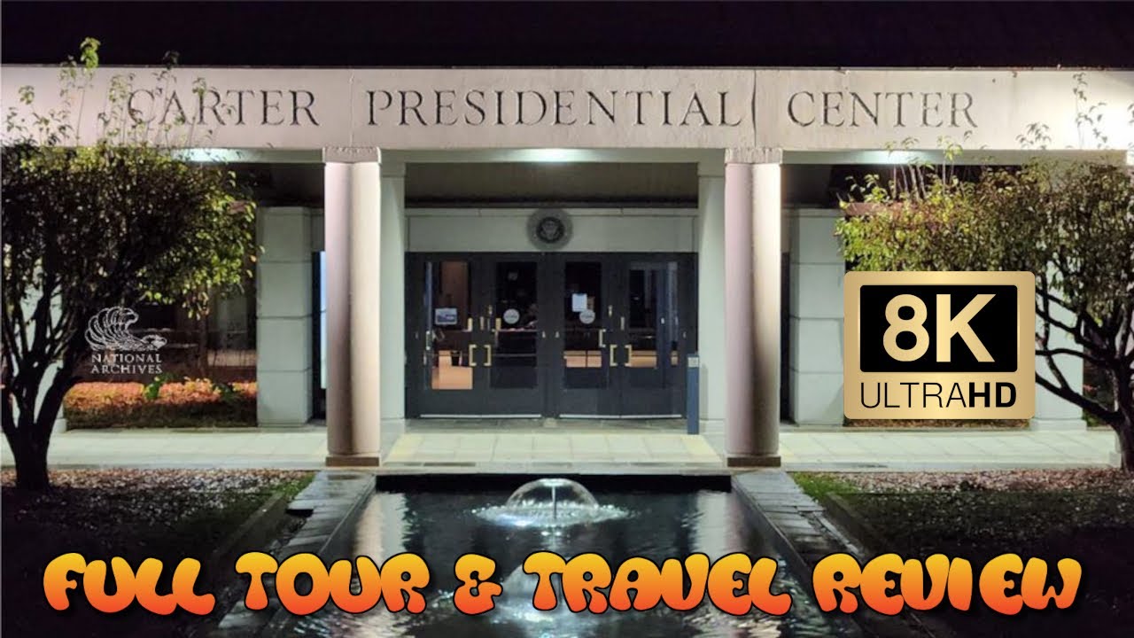 The Carter Presidential Center (Atlanta, GA) - 8K Travel VLOG - Museum Tour & Botanical Gardens