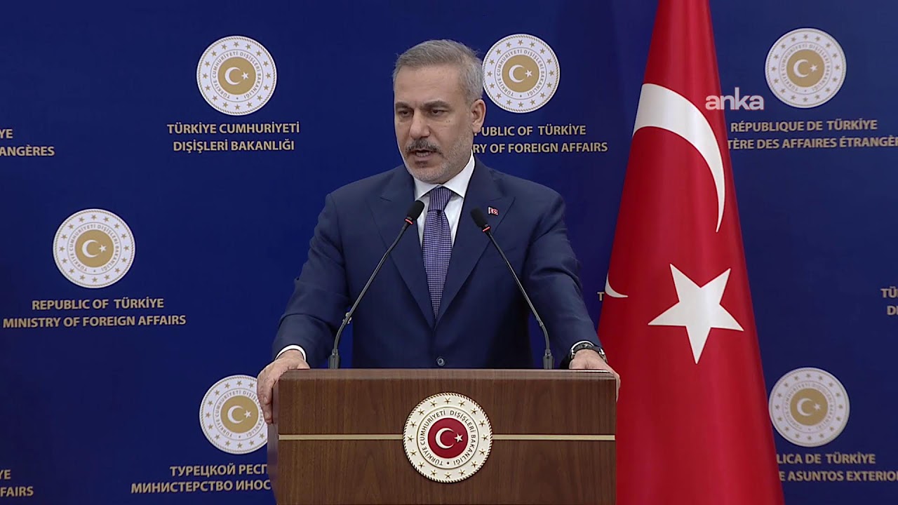 Hakan Fidan, Almanya Dışişleri Bakanı Johann David ile basın toplantısı düzenliyor /Ankara #Canlı