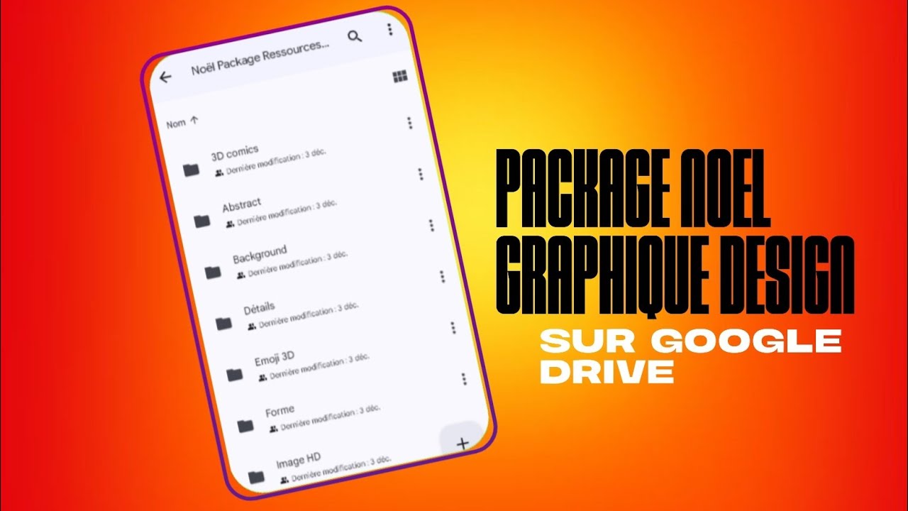 PACKAGE NOËL GRAPHIQUE DESIGN | Sur Google Drive | Avec Redjay Graphix |