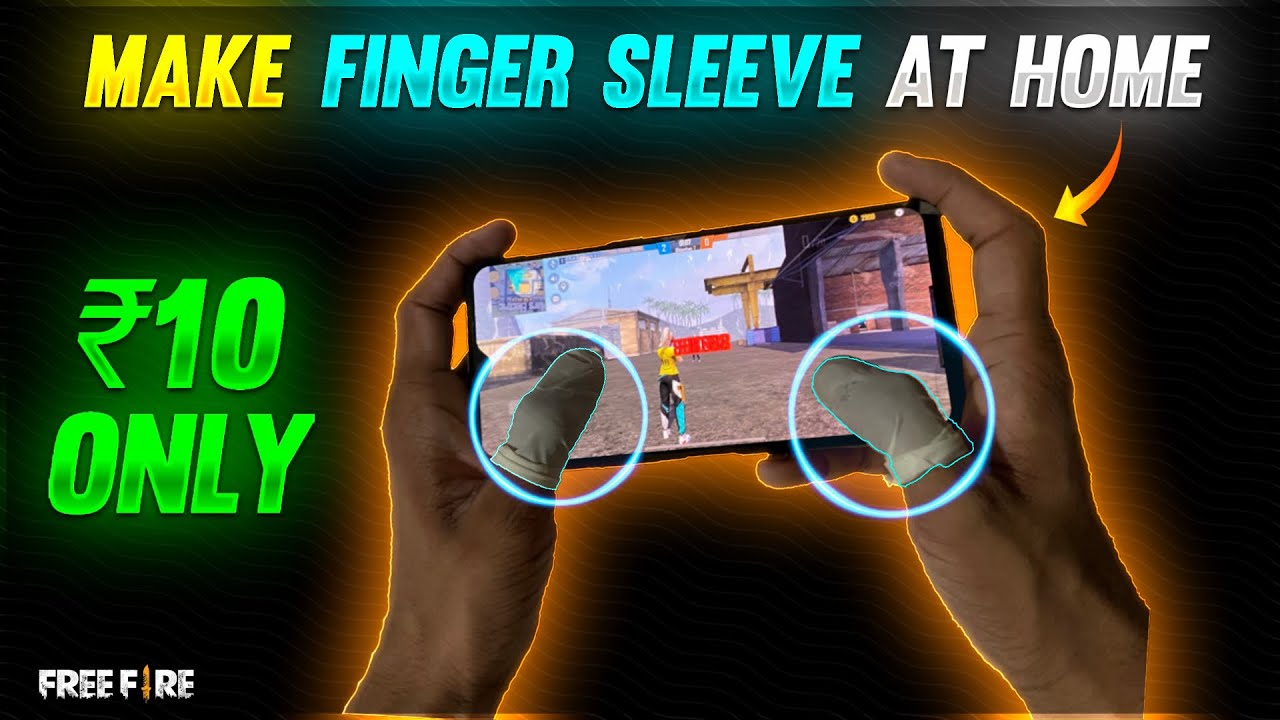 Make Headshot Finger Sleeve At Home Only ₹10 Free Fire [Hindi] || Headshot Finger Sleeve Tutorial