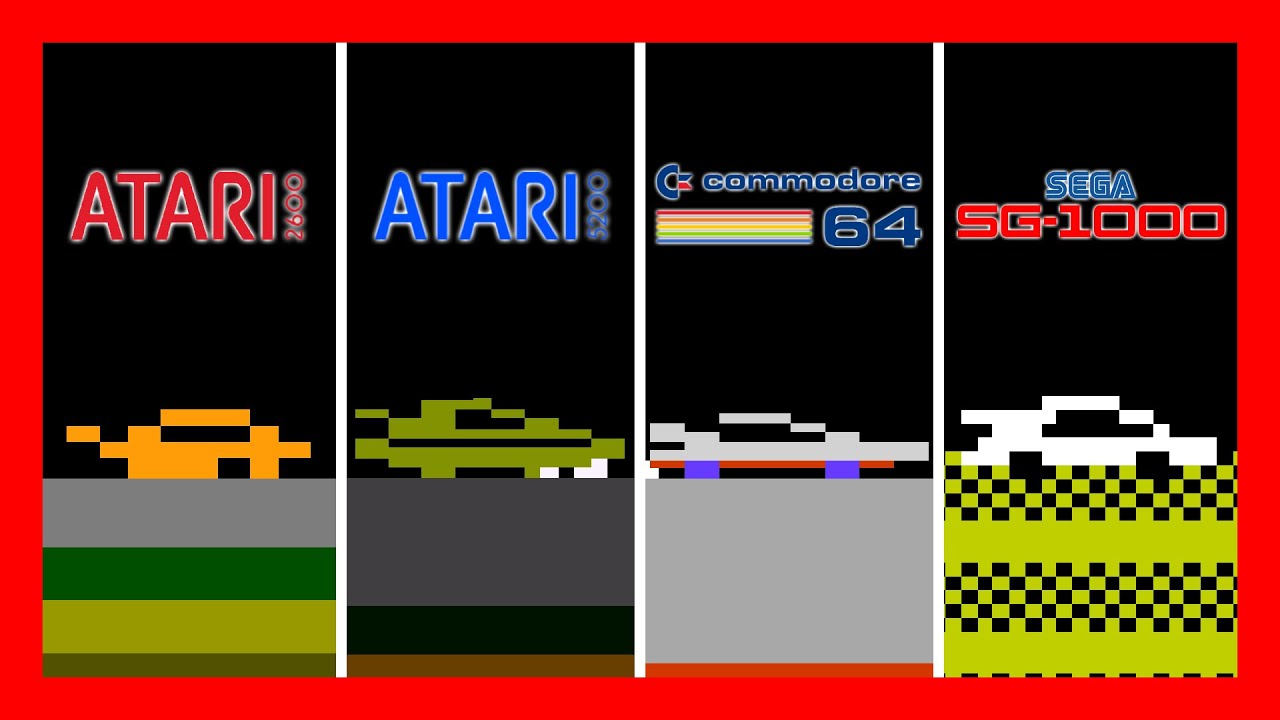 James Bond 007 🕵️ Versions Comparison 🕵️ Atari 2600, 5200, 8-bit family, C64, ColecoVision, SG-1000
