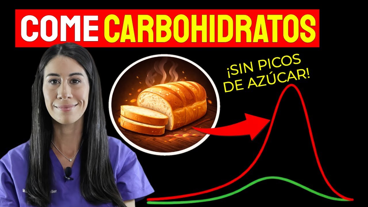 Coma pan, arroz y papa (Carbohidrato) ¡SIN picos de azúcar!