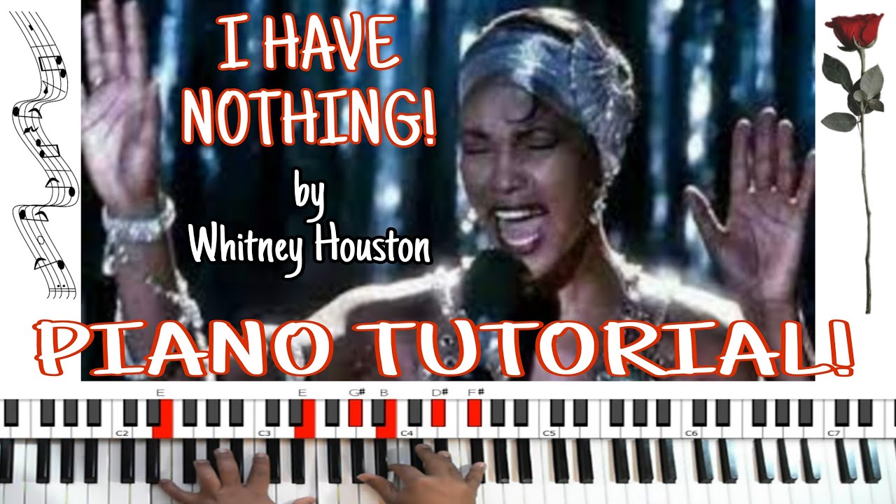 I Have Nothing (by Whitney Houston) - Piano Tutorial [2024]