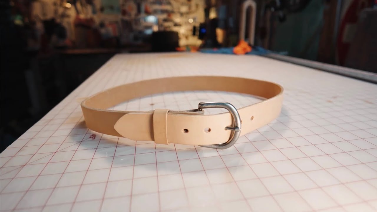 Handcrafting a Leather Belt