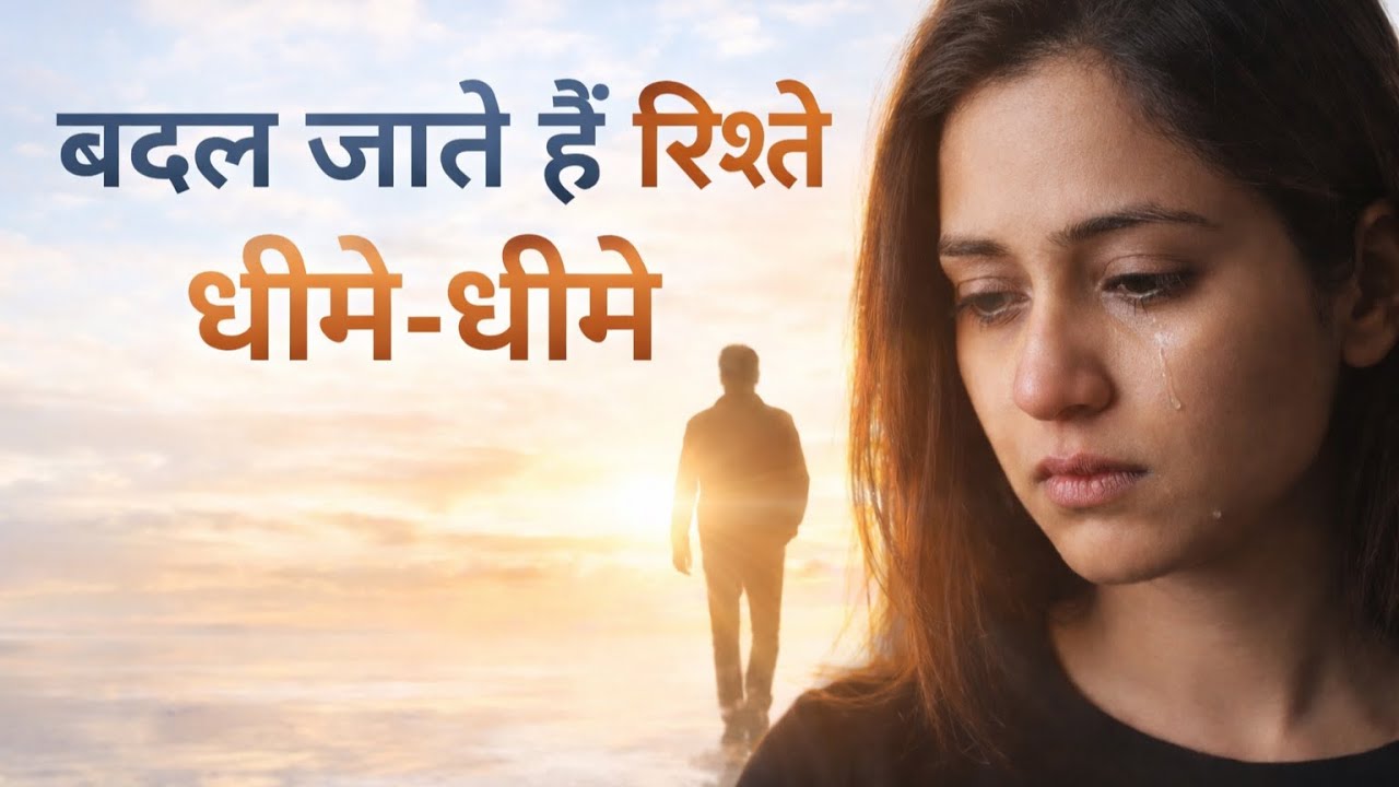 धीमे धीमे... जब कोई अपना 'अजनबी' बन जाए 💔 | Heart Touching Sad Song 2025 | AI Cinematic