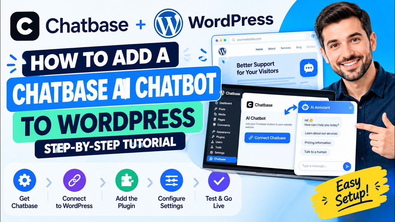 How to Add a Chatbase AI Chatbot to WordPress (2026) | Step-by-Step Tutorial