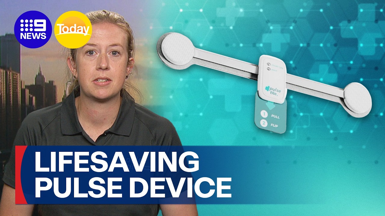Australian paramedic creates world-first device that detects pulse before CPR | 9 News Australia