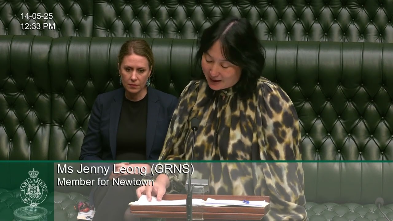 Jenny Leong MP Discusses Abortion Reform in NSW (14.5.25)