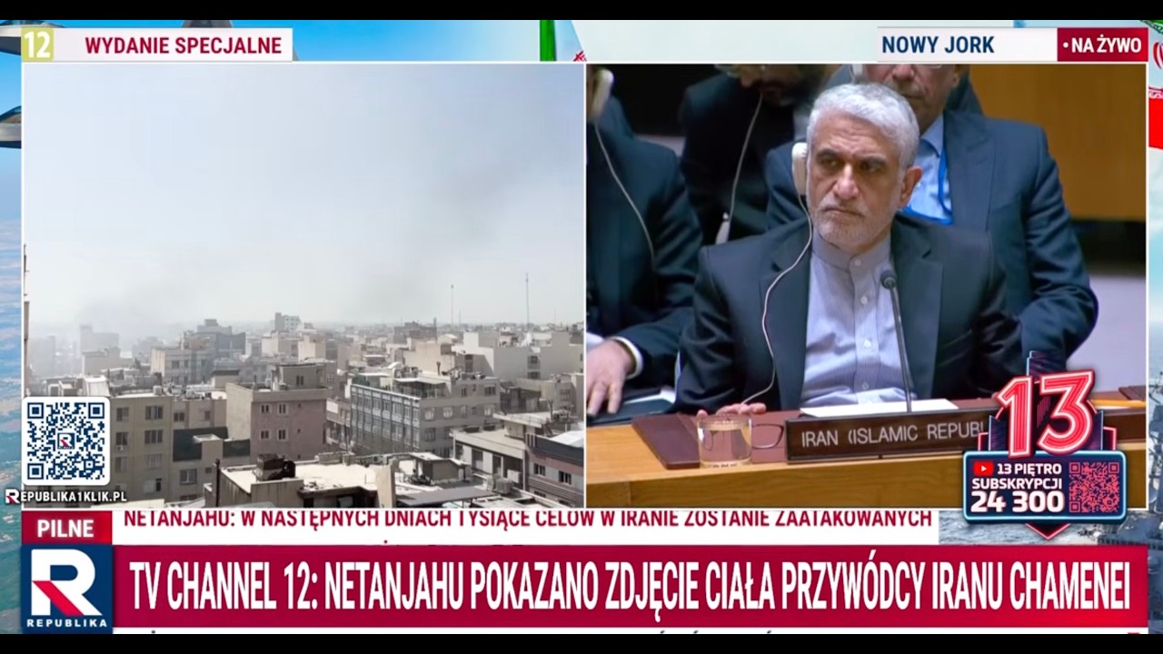 Channel 12: Netanjahu pokazano zdjęcie ciała przywódcy Iranu Chameneiego