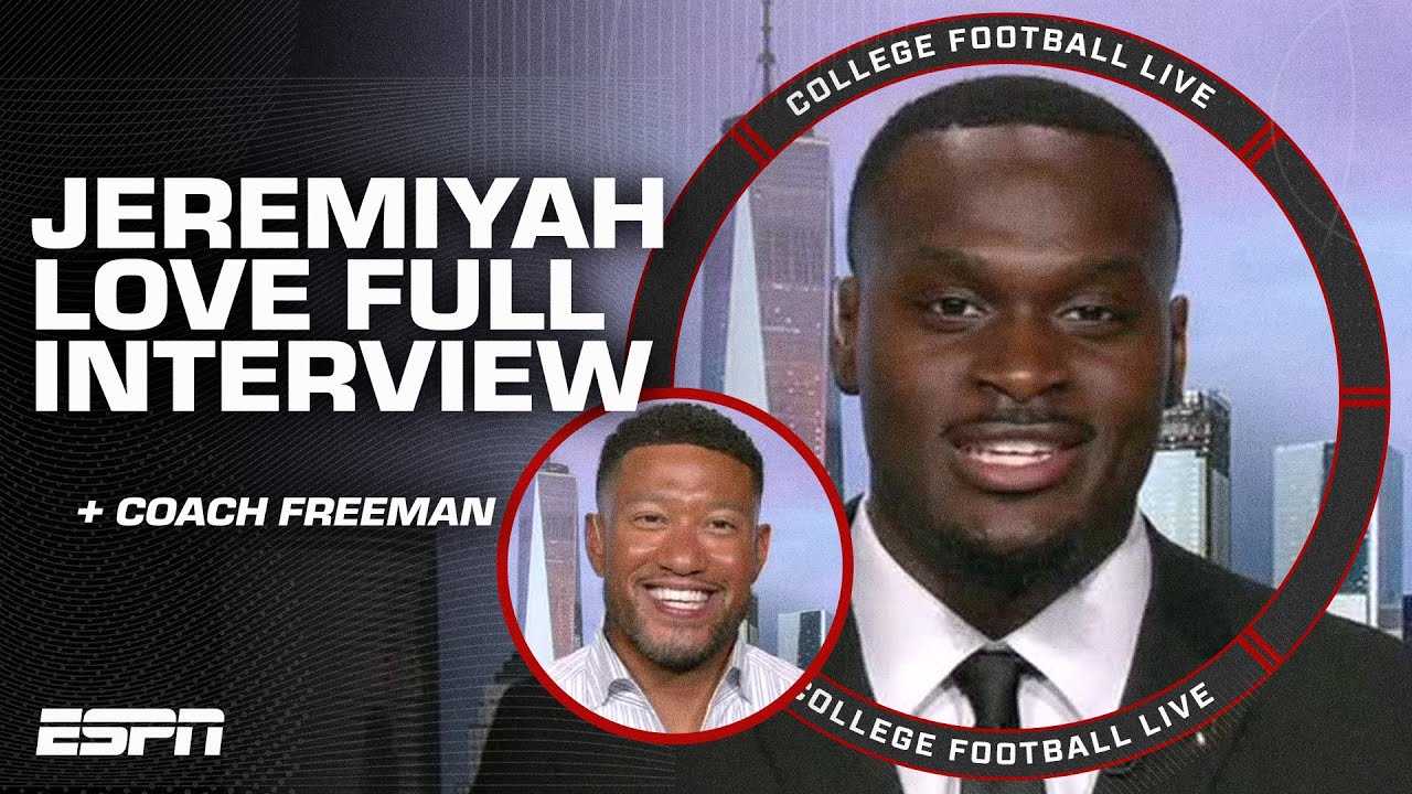 Jeremiyah Love INTERVIEW: Heisman expectations, Notre Dame season preview & MORE | CFB Live