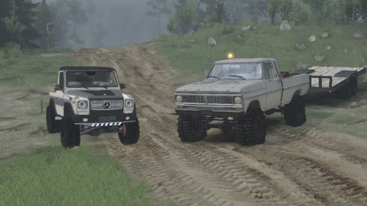 Rescate de Ford F-250! Caminos Extremos Off Road | Multiplayer Spintires