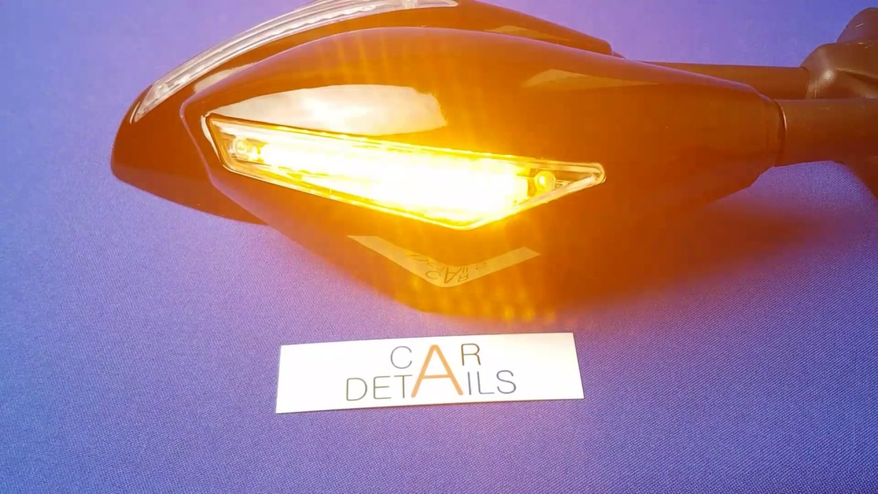 RETROVISOR CON LUZ DIRECCIONAL