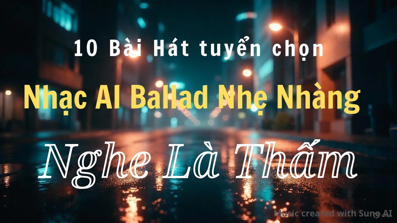 Tuyển Tập Nhạc AI | Ballad Nh Nhàng Nghe Là Thấm #nhacballad