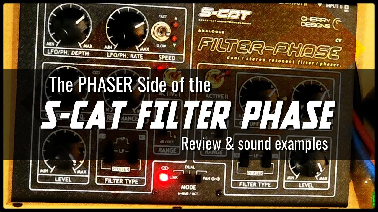 The Phaser side of the S-CAT FILTER PHASE analog effect