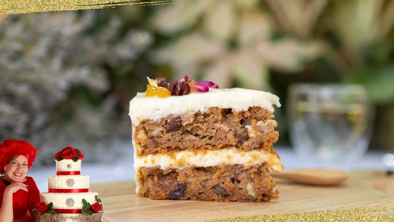 Tropical Carrot Cake Recipe from Scratch with Pineapple 🍍 Baking Videos 💕 Cakes with Lorelie