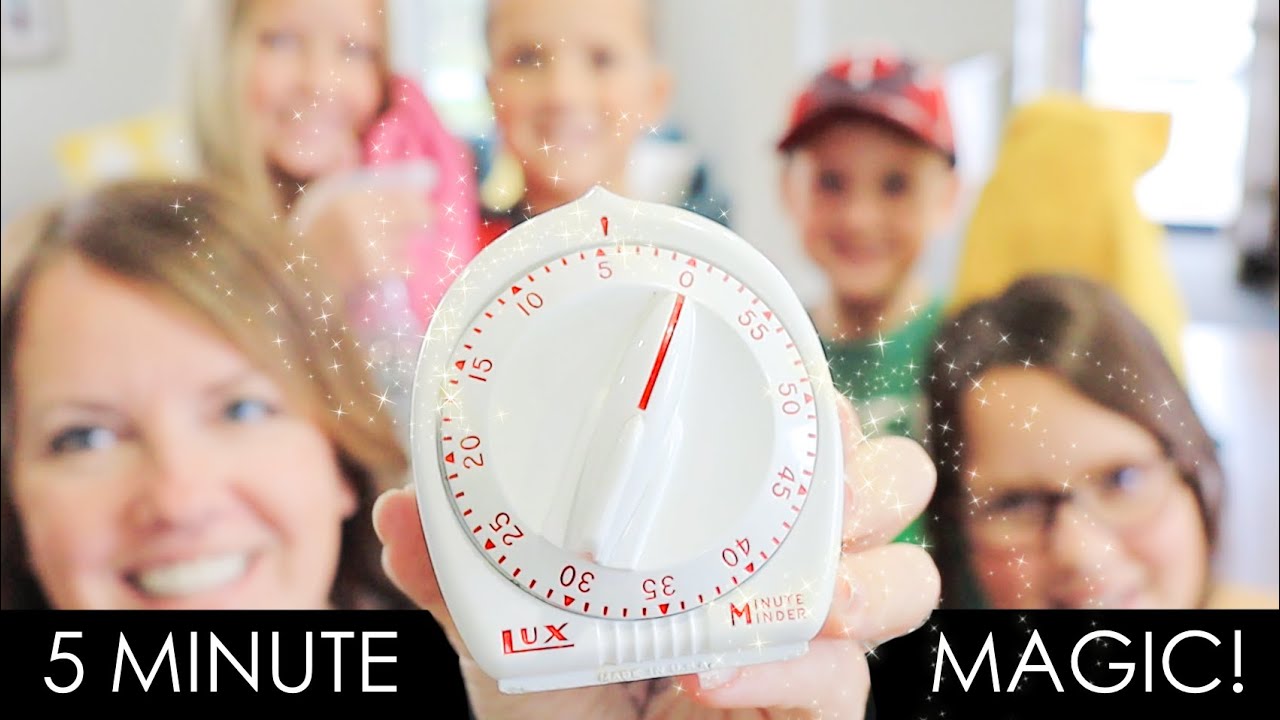 5 MINUTE MAGIC Clean with us! (You have to see this!)