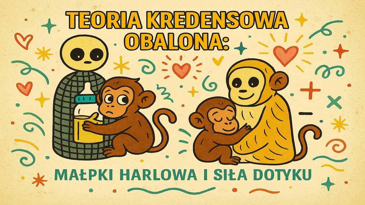 🐒 Teoria kredensowa obalona: Małpki Harlowa i siła dotyku
