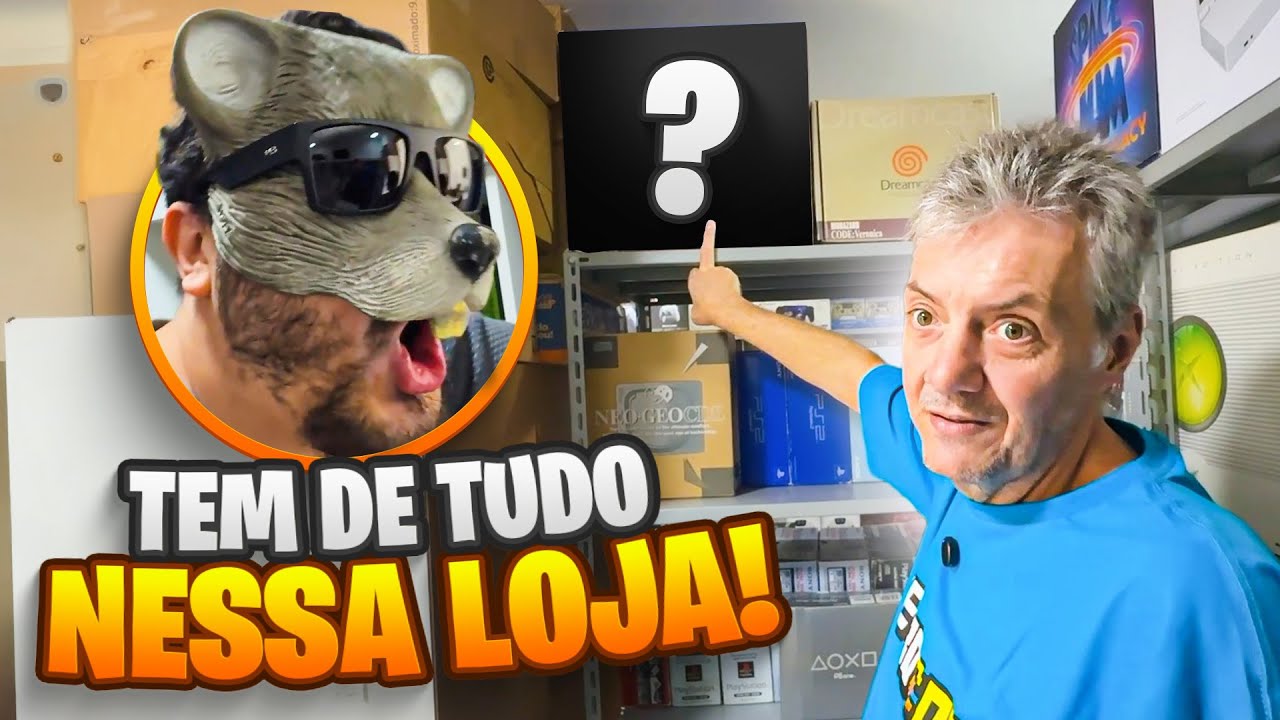 A LOJA SECRETA - OS RETROGAMES MAIS RAROS QUE JÁ VIMOS!