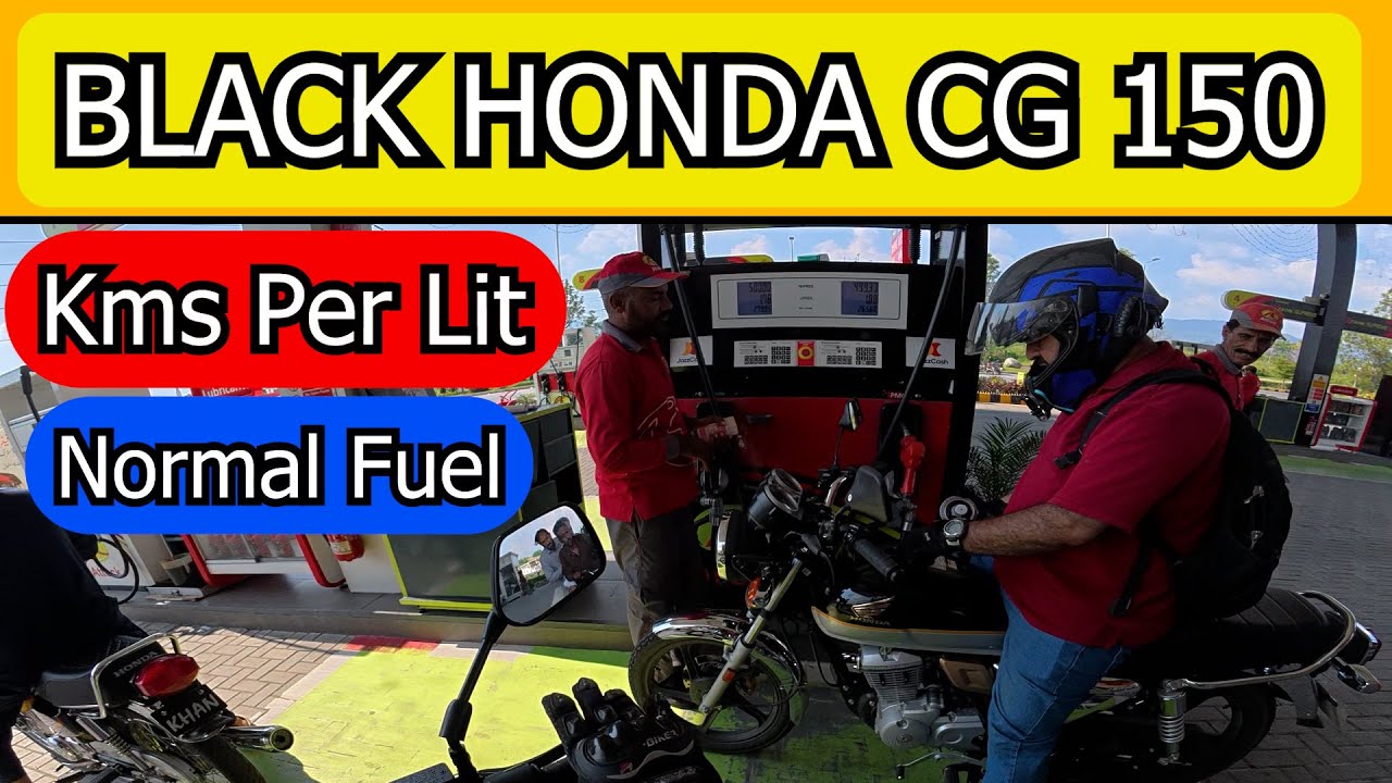 Black Honda CG 150 Fuel Test | Kms Per Litre