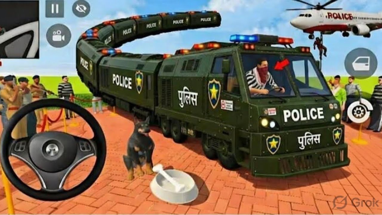 🥳 Spider-Man Simulator Game 🦚 Monster Police Car Modification Showroom 🥰 3D Car Driving Game- Police