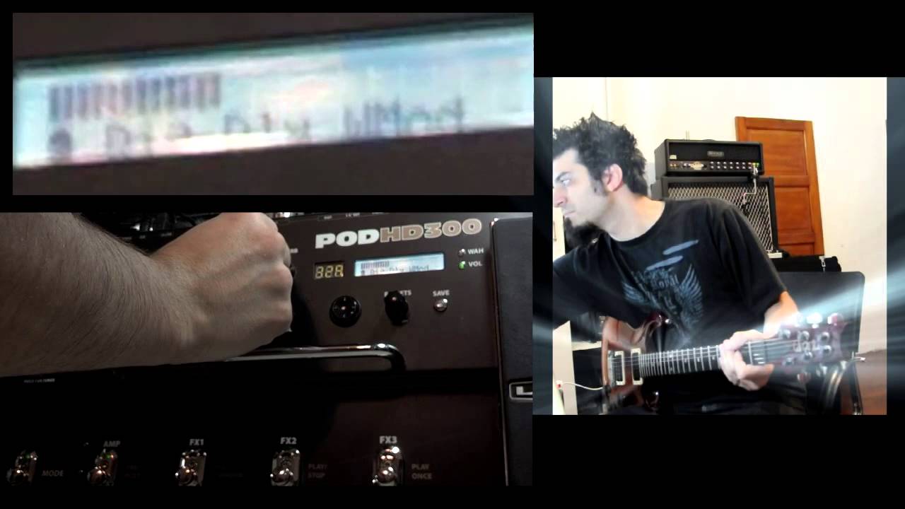 POD HD300 Tutorial Basico en Español | Rock / Metal | Parte 1